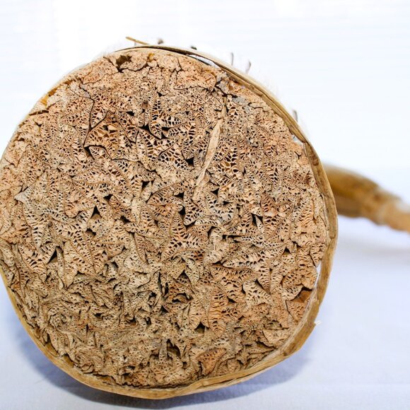 Vintage Rare Christmas Mary And Joseph Carved Cornhusk Wood Set Figures - Picture 8 of 16